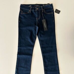 NWT - Liverpool Jeans Company Women's Dark Blue Sadie Straight Jeans Size 4/27